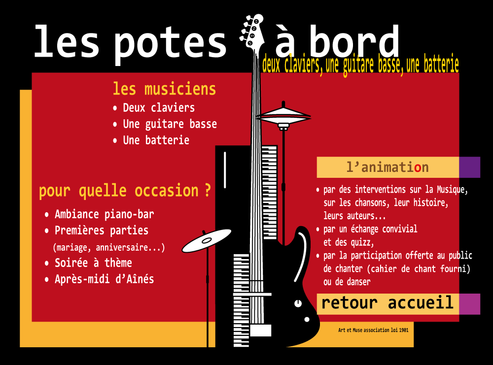 Page de l'animation des potes à bord